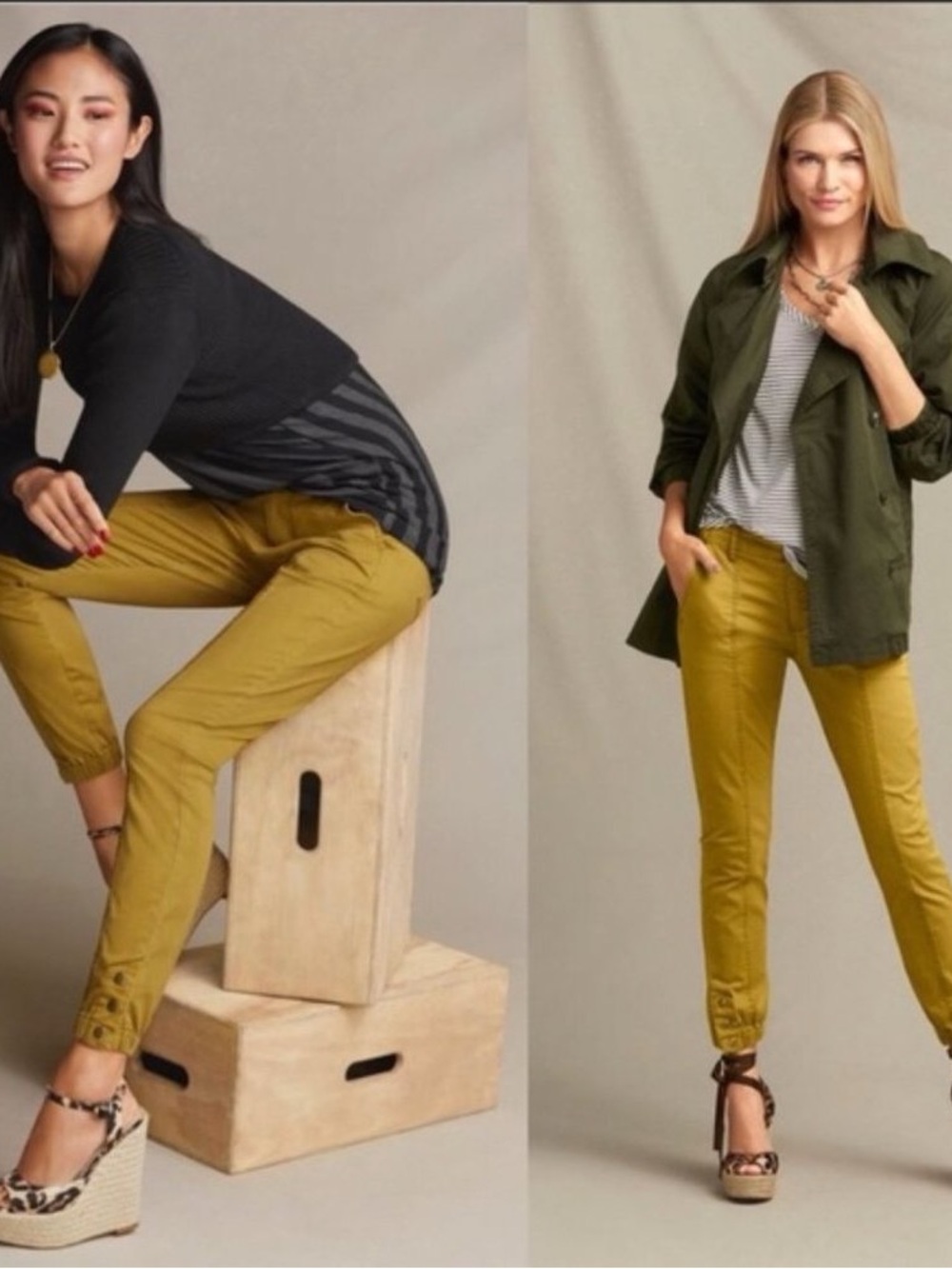 Cabi Jogger Pants - Mustard